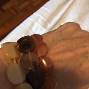 3 elasticized bracelets from Saks